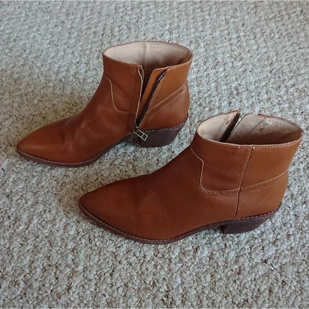 Madewell The Darcy brown Ankle Boot size 5.5